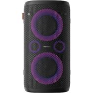 Hisense Ultimate Wireless Outdoor/Indoor Party Speaker with subwoofer, 2.0CH, 300W, IPX4 Waterproof,15 Hour Long-Lasting Battery, Bluetooth5.0, DJ and Karaoke Mode (HP100)