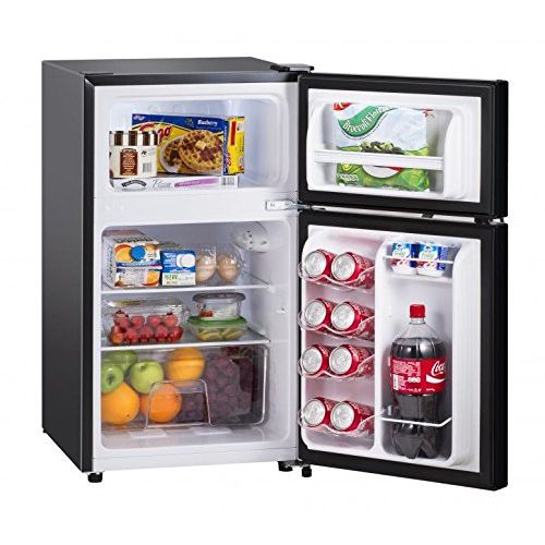 하이센스 Hisense RS17B5 Feet Free-Standing Compact Refrigerator, 1.7 Cubic Foot, Black