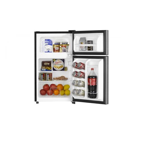 하이센스 Hisense RS17B5 Feet Free-Standing Compact Refrigerator, 1.7 Cubic Foot, Black