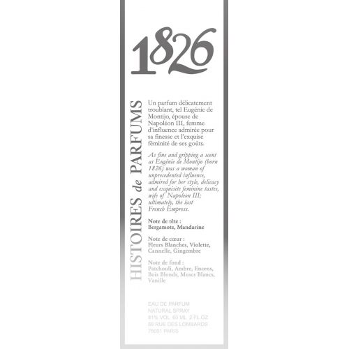 HISTOIRES DE PARFUMS 1826 60ml Eau De Parfum Spray