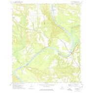 Historic Pictoric Alabama Maps - 1972 Claiborne, AL - USGS Historical Topographic Wall Art - 44in x 55in