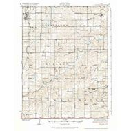 Historic Pictoric Iowa Maps - 1924 Melcher, IA - USGS Historical Topographic Wall Art - 35in x 44in