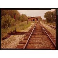 HistoricalFindings Photo: New Albany & Salem Railroad,North Street,Gosport,Owen County,in,Indiana,HABS