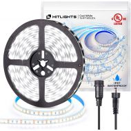 [아마존 핫딜] HitLights LED Strip Lights IP67 Waterproof High Density 16.4ft 5000K Cool White LED Tape Light - 600 LEDs, 12V DC 5000 Lumens per Roll UL Listed
