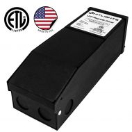 HitLights 100 Watt Dimmable Driver, Magnetic LED Driver - 110V AC-12V DC Transformer. Made in the USA. Compatible with Lutron and Leviton for LED Strip Lights, Constant Voltage LED