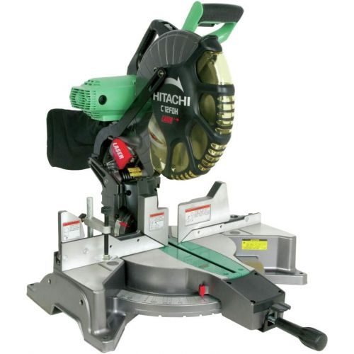  Hitachi C12FDH 15 Amp 12-Inch Dual Bevel Miter Saw with Laser (Discontinued by Manufacturer)