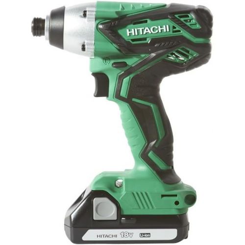  Hitachi KC18DG4L 18V Cordless 4 Piece Combo Kit, Hammer Drill, Impact Driver, Recip Saw, Flashlight, 2 Compact 3.0 Ah Lithium Ion Batteries, Lifetime Tool Warranty