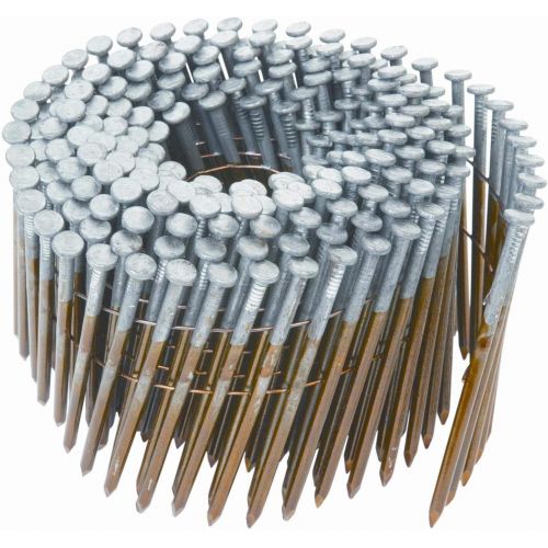  Hitachi 12714 3-1/4 x .131 SM Full Round Head Hot Dipped Galvanized Wire Coil Framing Nails (4000 Count)