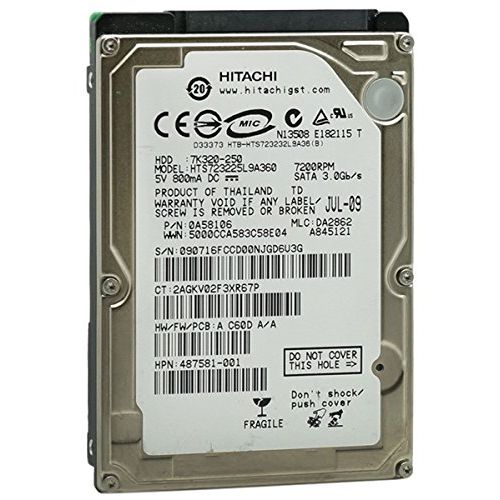  Hitachi 250GB 5400RPM 8MB Cache SATA 3.0Gb/s 2.5 Hard Drive (for PS3 Fat, PS3 Slim, PS3 Super Slim, PS4)- w/1 Year Warranty