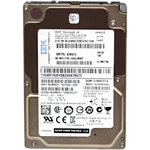  Hitachi IBM SEAGATE ST9300553SS SAVVIO 15K.3 300GB 2.5 SAS 6GB/S HDD Hard Disk Drive US