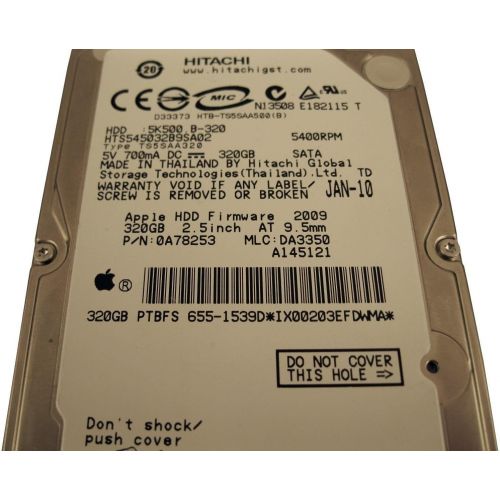  Hitachi HTS545032B9SA02 SATA 320GB HDD Hard Drive 2.5 5400RPM Laptop