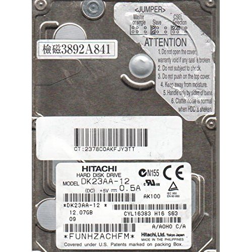  Hitachi DK23AA-12 12GB Hard Drive