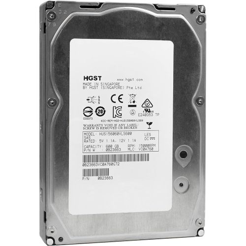  Hitachi HGST Ultrastar 15K600 HUS156060VLS600 0B23663 600GB 15K RPM SAS 6Gb/s 64MB Cache 3.5 Inch 1.6 Million MTBF Enterprise Hard Disk Drive With Mission Critical Performance (HDD)