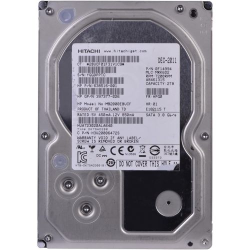  Hitachi HUA723020ALA640 2TB, 3.5, SATA