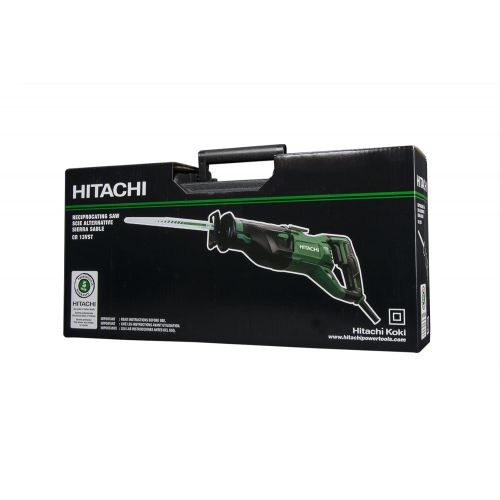  Hitachi CR13VST 11-Amp Corded Reciprocating Saw and Hitachi 725362 8-Inch, Bi-Metal, All Purpose Cutting Reciprocating Saw Blades (5-Pack)