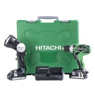 Hitachi DS18DBFL2 18V Cordless Lithium Ion Brushless Driver Drill (Includes Two 1.5Ah Batteries)