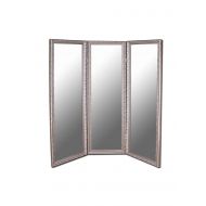 Hitchcock-Butterfield Antique Full Length Free Standing Tri-Fold Mirror- 66W x 70H in.