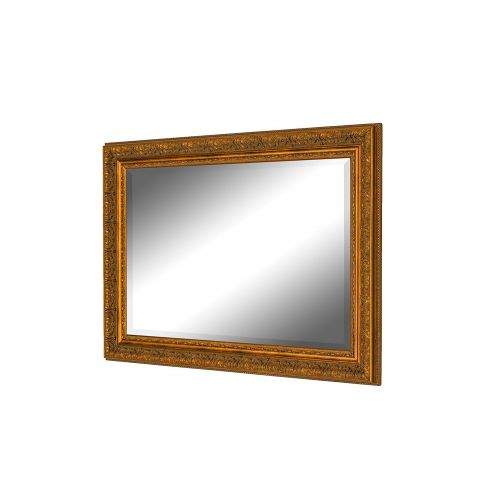  Hitchcock-Butterfield Milano Golden Classic Framed Wall Mirror, 37 x 76