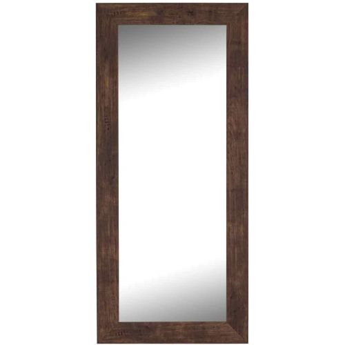  Hitchcock Butterfield Walnut Ridge Transitional Brown Framed Wall Mirror, 35.75 W x 45.75 H