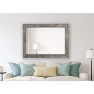 Hitchcock Butterfield Antique Weathered Grey Framed Coastal Wall Mirror, 26.75 W x 36.75 H, Gray