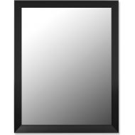 Hitchcock Butterfield Ballantyne Angle Iron Transitional Black Framed Wall Mirror, 25.75 W x 35.75 H