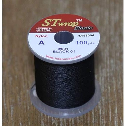  Hitena STWRAP Rod Wrapping Thread - Nylon Winding Thread. Wraps Super Easy. Sits Perfect Flat. Consistent Tension. Less Fuzzy. Most Acclaimed by Professional Builders