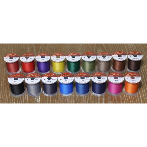  Hitena STWRAP Rod Wrapping Thread - Nylon Winding Thread. Wraps Super Easy. Sits Perfect Flat. Consistent Tension. Less Fuzzy. Most Acclaimed by Professional Builders