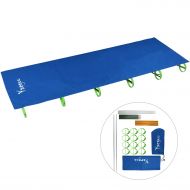 Hitorhike Yaegoo Folding Camping Cot Moisture-Proof Camp Cot Ultralight Portable Aluminum Alloy Picnic Off Ground Folding Bed