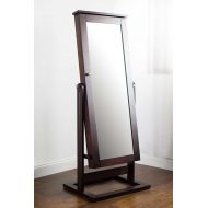 Hives and Honey 9006-417 Adele Standing Cheval Jewelry Mirror Walnut