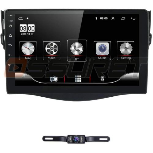 Rear view Backup Reversing Camera Included Hizpo Brand Toyota RAV4 2006 2007 2008 2009 2010 2011 2012 In Dash Double 2 Din Touch Screen GPS iPod DVD Navigation Radio Bluetooth Hand