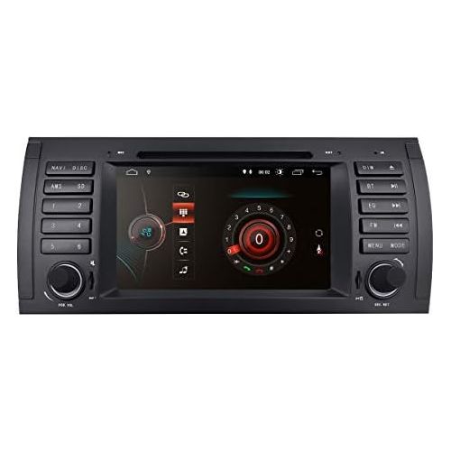  Hizpo hizpo Car DVD Player 7 Inch Android 8.1 OS 1 Din Car Stereo Video Receiver Radio GPS Navi WiFi Bluetooth Fit for BMW 5 E39 BMW X5 E53 BMW M5 1996 to 2003 BMW 7 Series