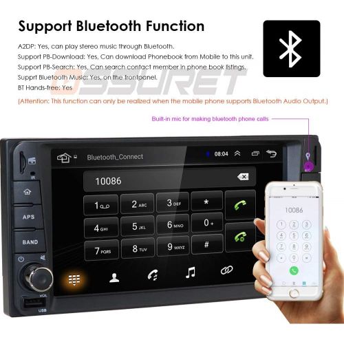 Hizpo Double 2 Din Car GPS DVD Player for Toyota Camry Corolla RAV4 4Runner Hilux Tundra Celica Auris Radio 6.2 Inch in Dash GPS Navigation