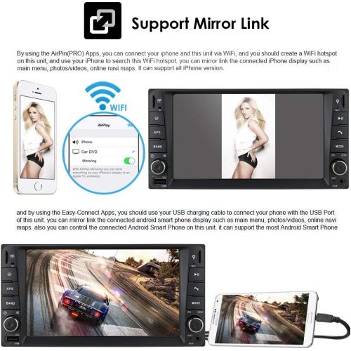  Hizpo Double 2 Din Car GPS DVD Player for Toyota Camry Corolla RAV4 4Runner Hilux Tundra Celica Auris Radio 6.2 Inch in Dash GPS Navigation