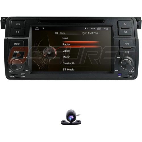  Hizpo hizpo 7 Inch 1 Din IPS Car DVD Player Fit f or BMW E46 M3 Rover75 MG ZT, Android 8.1 Car Stereo Video Receiver Radio GPS Navi SWC WiFi Bluetooth 4.0 DVR DTV OBD2 TPMS