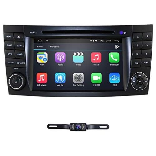  Hizpo hizpo 7 Inch Android 8.1 Car Stereo Radio DVD Player GPS Can-Bus Mirrorlink Bluetooth OBD2 Multi Touch Screen for Benz E-Class W211 CLS W219 CLK W209 G W463 CLS 350 CLS 500 CLS 55