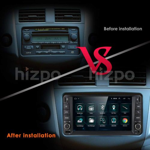  Hizpo hizpo Universal Car DVD Player Toyota Camry Corolla RAV4 4Runner Hilux Tundra Celica Auris Radio 2 Din 6.2 Inch in Dash GPS Sat Navigation