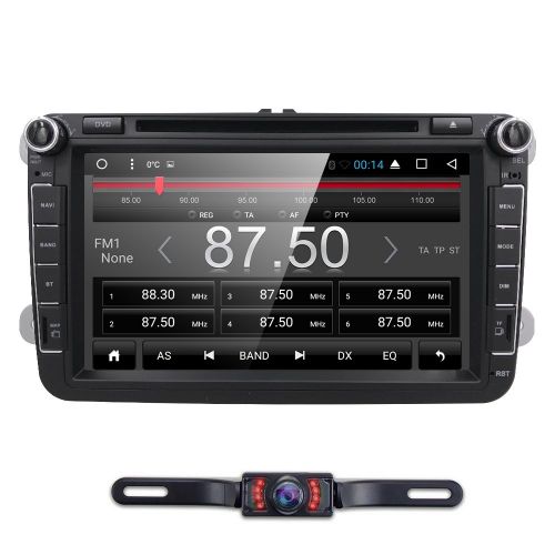  Hizpo Android 7.1 for VW Passat T5 Golf MK5 Jetta GTI Polo EOS Skoda 8 Inch Car Stereo DVD Player GPS Nav Radio Camera