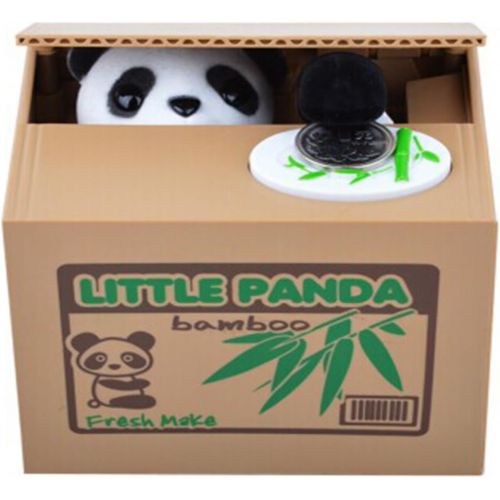  [아마존베스트]HmiL-U Piggy Bank Automatic Stealing Coins Cents Penny Christmas/Birthday Gift for Kids (Panda)