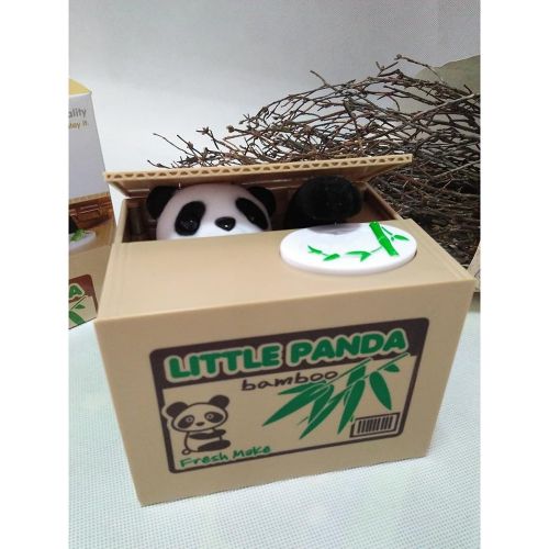  [아마존베스트]HmiL-U Piggy Bank Automatic Stealing Coins Cents Penny Christmas/Birthday Gift for Kids (Panda)