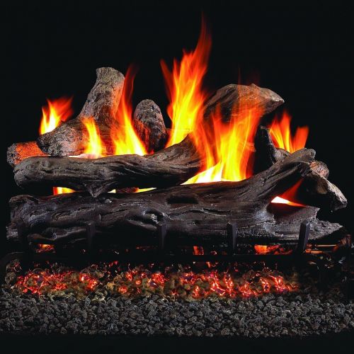  Hmleaf 8 Small Pieces Set Wood like Ceramic Fireplace Logs for Gas Ethanol,Fireplaces, Stoves, Firepits