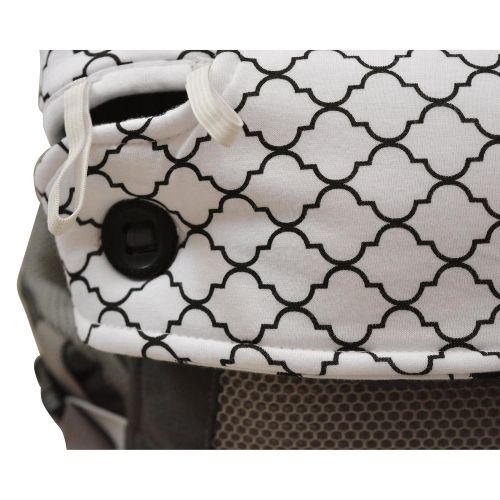  Hnybaby Baby Carrier Cover Organic Cotton Drool Teething Pads Fit Ergobaby All Carriers