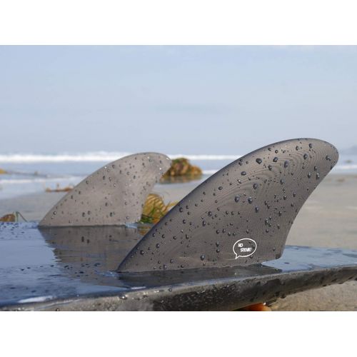  Ho Stevie! Surfboard Twin Fins (2 Fins) - Keel Fins for Fish Surf Boards [FCS or Futures Sizes]