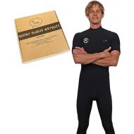 Ho Stevie! Men’s Short Sleeve Long Leg Surfing Springsuit - Chest Zip Spring Suit - Warm Superstretch 2mm Neoprene w/GBS Seams