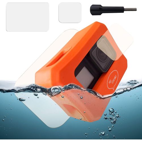  [아마존베스트]Ho Stevie! Floaty Case + Screen Protectors for GoPro Hero 7, Hero 6, or Hero 5 [Choose Color]