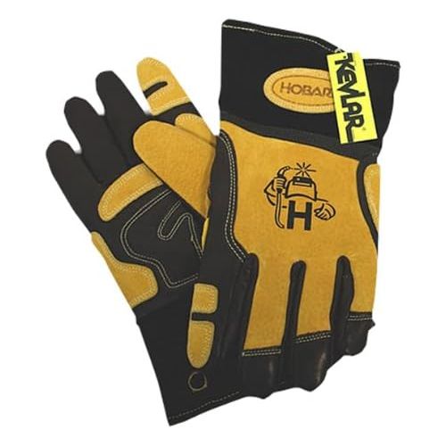  Hobart 770710 Ultimate-Fit Leather Welding Gloves, Large