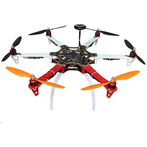  Hobbypower F550 ATF Hexacopter Frame Kit & X2212 980KV Brushless Motor & SimonK 30A ESC + 1045 Props