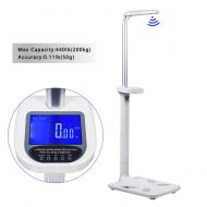 Hochoice 440lb(200kg) Accuracy:0.11lb(50g) Mechanical Beam Scale with Height Rod,Voice...
