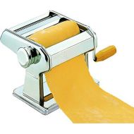 Hoffmanns Nudelmaschine Pasta Maker | aus Edelstahl | manuelle Nudel-Maschine fuer Spaghetti, Tagliatelle oder Lasagne Pastamaschine zum Ausrollen von Teig