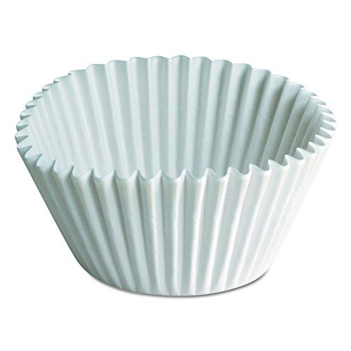  Hoffmaster BL350-6.5 6-12 Inch White Dry Fluted Paper Bake Cup 500-Pack (Case of 10)