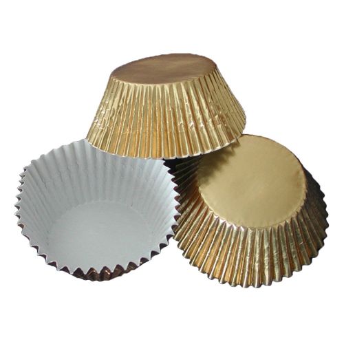  Hoffmaster BL200-4-12GFSP Foil Bake Cup, 2-Ounce Capacity, 4-12 Diameter x 1-14 Height, Gold (4 Packs of 500)